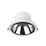 Noxion Downlight LED Apollo 20W 2300lm 60D - 830 Luce Calda -  | 220mm - Ritaglio 200mm - Alu Riflettore - UGR <19