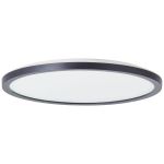 Brilliant Brennan Luce da soffitto Plastica Nero Bianca 13W 2000lm - 840 Bianco Freddo | 294mm - IP44 - A 3 Livelli Dimmerabile