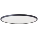 Brilliant Brennan Luce da soffitto Plastica Nero Bianca 30W 4000lm - 840 Bianco Freddo | 541mm - IP44 - A 3 Livelli Dimmerabile