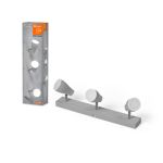 Ledvance LED Decor Faretti Plastica Grigio 12W 630lm - 827 Bianco Molto Caldo | Dimmerabile