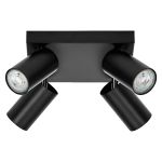 Ledvance LED Decor Faretti Octagon Acciaio Plate Nero 13W 920lm - 827 Bianco Molto Caldo | Dimmerabile