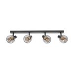 Ledvance LED Decor Faretti Firefly Acciaio Nero 11.2W 1000lm - 827 Bianco Molto Caldo | Dimmerabile
