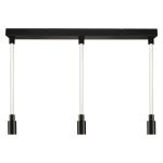 Ledvance Decor Glow Luce Pendente Nero 28W 1400lm - 927 Bianco Molto Caldo | 700mm - Miglior Resa Cromatica