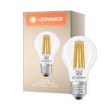 Ledvance Classic LED E27 Pera Filamento Chiara 5W 1055lm - 827 Bianco Molto Caldo | Dimmerabile - Sostitutiva 75W