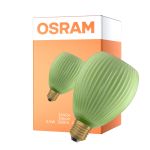 Osram Decor LED Lamp Verde Vetro E27 3.5W 300lm - 827 Bianco Molto Caldo | Sostitutiva 25W
