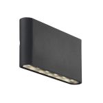 Nordlux Kniver Luce Da Parete Aluminium Nero 8.5W 285lm - 830 Luce Calda - 