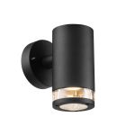 Nordlux Birk Luce Da Parete Aluminium Nero | 90mm - IP44 - Adatto per GU10