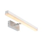 Nordlux Otis 60 Luce Da Parete Aluminium Cromo 17W 1650lm 930 Luce Calda -  | IP44 - Miglior Resa Cromatica - 3Step Dimmerabile
