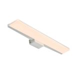 Nordlux Tinia 60 Luce Da Parete Metallo Bianca - 24W 1800lm - 930-940 CCT | IP44 - Miglior Resa Cromatica - A 3 Livelli Dimmerabile