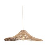 Good&Mojo Luce Pendente Cuzco Jute Giallo | Adatto per 1x E27 