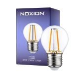 Noxion Lucent LED E27 Sferica Filamento Chiara 2.5W 250lm - 827 Bianco Molto Caldo | Dimmerabile - Sostitutiva 25W