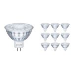 Confezione Multipack 10x Philips Corepro LED Faretti GU5.3 MR16 2.9W 230lm 36D - 827 Bianco Molto Caldo | Sostitutiva 20W