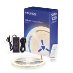 Noxion Strisce LED Naga 5 Metro Set completo - Zigbee - 24V - 120LEDs/m - 9.6W/m - 930-965 Regolabile Bianca | 8mm - IP20 - Miglior Resa Cromatica - SMD2835