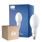 Confezione Multipack 6x Philips TrueForce Core LED E27 HPL/SON Ghiaccio 36W 6000lm 300D - 840 Bianco Freddo | Sostitutiva 125W