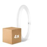 Confezione Multipack 4x Osram Tubo LED T9 Circolare (EM/Mains) 18.3W 2200lm - 840 Bianco Freddo | Sostitutiva 32W
