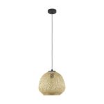 Eglo Luce Pendente Dembleby Acciaio Nero | IP20 - Adatto per 1x E27 