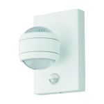 Eglo Luce Da Parete Sesimba 1 Acciaio Bianca Up & Down 3W 280lm - 830 Luce Calda -  | IP44 - Sensore di Movimento e Luce