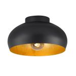 Eglo Luce da soffitto Mogano 2 Nero, Oro | Adatto per E27