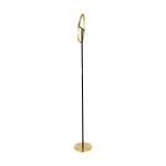 Eglo Lampada da terra Castelpoto Acciaio Brushed Ottone, Nero 17.6W 2000lm - 830 Luce Calda -  | Dimmerabile