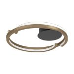 Eglo Luce da soffitto Mezzomonte Aluminium Acciaio Bronzo Nero 20W 1600lm - 827-865 Regolabile Bianca | IP20 - Dimmerabile 