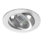 Noxion Incasso Spot Drome MR16 Inclinabile Aluminium | Ritaglio 69mm - GU10 Attacco