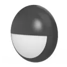 Noxion Bulkhead LED Pro V2 12/16/20W 2400lm - 830-840-865 CCT | 325mm - IP65 + Palpebra Il Anello Nero