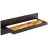 Brilliant Chaumont Luce Da Parete Aluminium Metallo Legna Nero 8W 930lm - 830 Luce Calda - 
