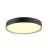SLV Decona 42 Luce da soffitto Aluminium Nero Oro Il Giro 23W 2680lm - 930-940 CCT | IP44 - Miglior Resa Cromatica - Dimmerabile 