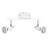 Ledvance LED Decor Faretti Acciaio Bianca 6W 460lm - 827 Bianco Molto Caldo | Dimmerabile