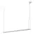 Ledvance LED Luce Pendente Office Line Slab Bianca 40W 4400lm - 840 Bianco Freddo | Dimmerabile