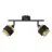 Ledvance Decor Faretti Hornet Soffitto Faretti Nero 2x2.8W - 827 Bianco Molto Caldo | Incl. 2x E14