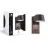 D'Lite Luce Da Parete Lira Nero 7W 600lm 830 Luce Calda -  | IP54 - Sensore Di Movimento