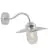 Nordlux Luxembourg Luce Da Parete Acciaio e Vetro Grigio | IP54 - Adatto per E27