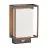 Nordlux Nestor Luce Da Parete Aluminium Nero 8W 550lm - 827 Bianco Molto Caldo | IP44 - Sensore di Movimento e Luce