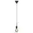Nordlux Paco Pendulum Metallo Nero | Adatto per 1x E27