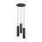 Nordlux Luce Pendente Tilo Metallo Nero | IP20 - Adatto per 3x GU10
