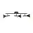 Confezione Multipack 3x Nordlux Kelvis Luce da soffitto Nero | Adatto per GU10