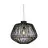 Good&Mojo Luce Pendente Madagascar Rattan Nero | Adatto per 1x E27 