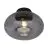 It's about RoMi Luce da soffitto Brussels Vetro Nero | Adatto per 1x E27 