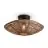 Good&Mojo Luce da soffitto Tanami Rattan Marrone | Adatto per 1x E27 
