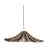 Good&Mojo Luce Pendente Cuzco Jute Nero/Natural | Adatto per 1x E27 