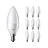 Confezione Multipack 10x Philips Corepro LED Candela E14 Ghiaccio 5W 470lm - 827 Bianco Molto Caldo | Sostitutiva 40W