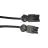 Noxion GST - Compatibile Cavo di prolunga Nero - Maschio + Femmina - 3m - 3 pole 1,5mm2