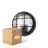 Confezione Multipack 4x D'Lite Luce Da Parete Ecco Nero Il Giro | IP54 - Adatto per 1x E27