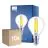Confezione Multipack 10x Philips MASTER LED E14 Sferica Filamento Chiara 2.5W 340lm - 922-927 Dim To Warm | Miglior Resa Cromatica - Dimmerabile - Sostitutiva 25W