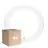 Confezione Multipack 4x Ledvance Tubo LED T9 Value Circolare (EM/Mains) 11W 1320lm - 840 Bianco Freddo | Sostitutiva 22W