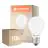 Confezione Multipack 10x Ledvance Classic LED E27 Pera Ghiaccio 5.9W 806lm - 827 Bianco Molto Caldo | Dimmerabile | mable - Sostitutiva 60W