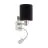 Eglo Luce Da Parete Pasteri Acciaio Nichel Satinato 40 | IP20 - Incl. Faretti e Escl. 1x E27