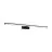 Eglo Luce Da Parete Pandella 1 Aluminium Nero Illuminazione del bagno 14W 1700lm - 840 Bianco Freddo | IP44 