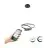 Eglo Luce Pendente Lobinero-Z Aluminium Acciaio Nero 40W 6100lm - 830-865 Regolabile Bianca | IP20 - Zigbee Dimmerabile